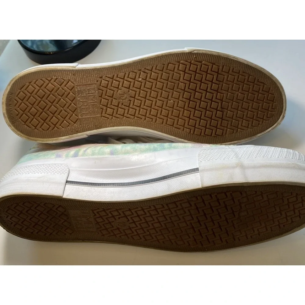 Tie Dye‎ Sneakers Time & Tru Pastel Casual Low Top Canvas Shoes Stylish